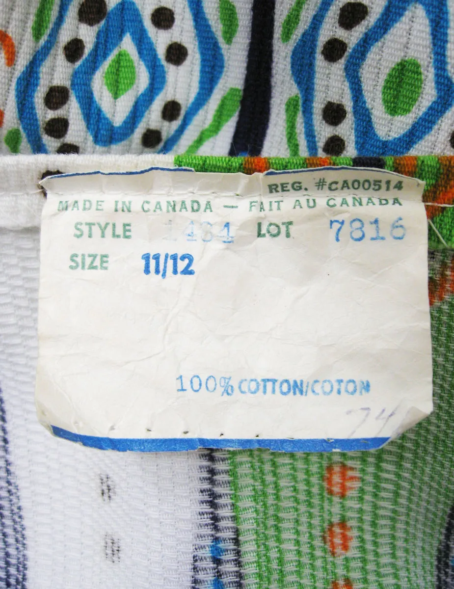 1960s Mini Sun Dress Halter Top