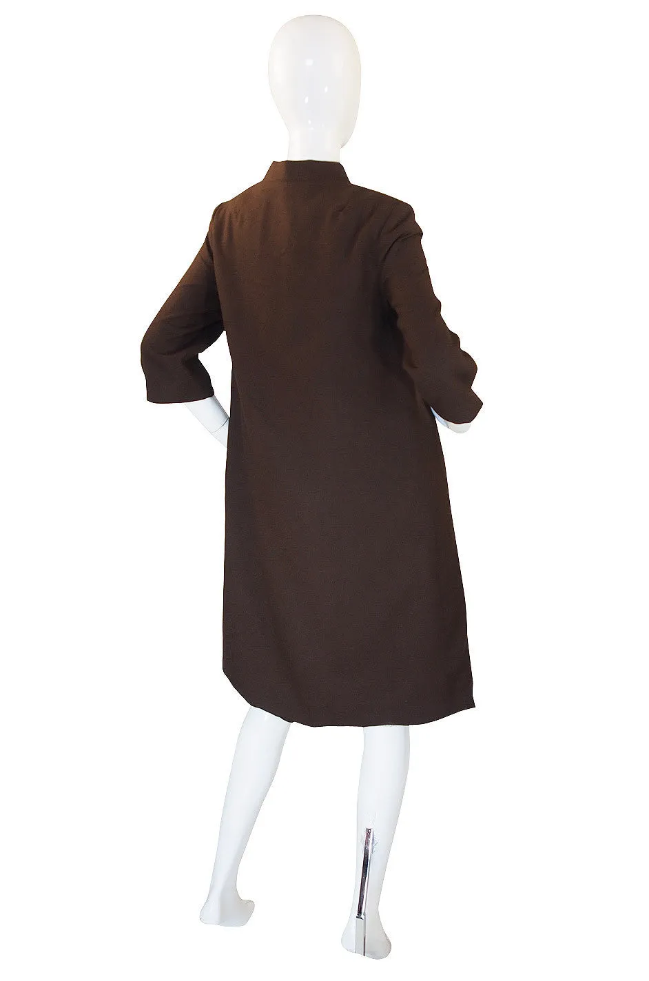 1960s Rayon Print Dress & Unusual Jacket