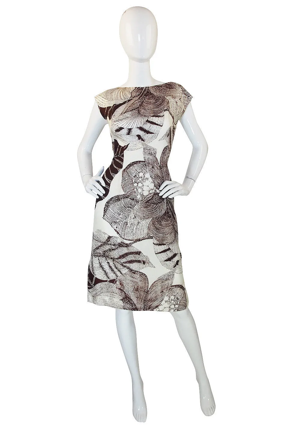 1960s Rayon Print Dress & Unusual Jacket