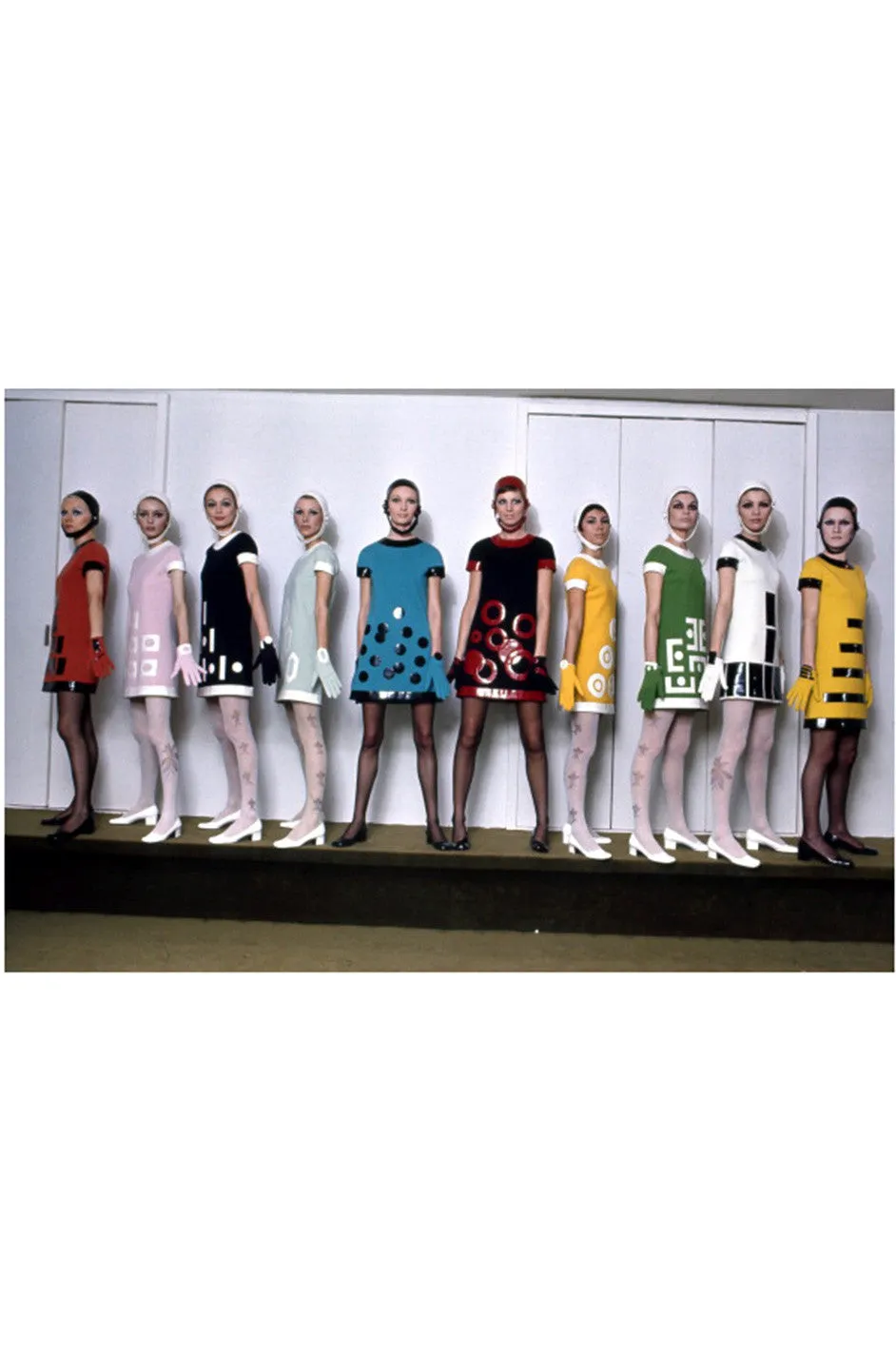 1969 Documented Pierre Cardin Runway & Ad Campaign Dress