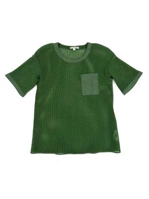 2015 Acne Studios Avre Neoprene Mesh Top