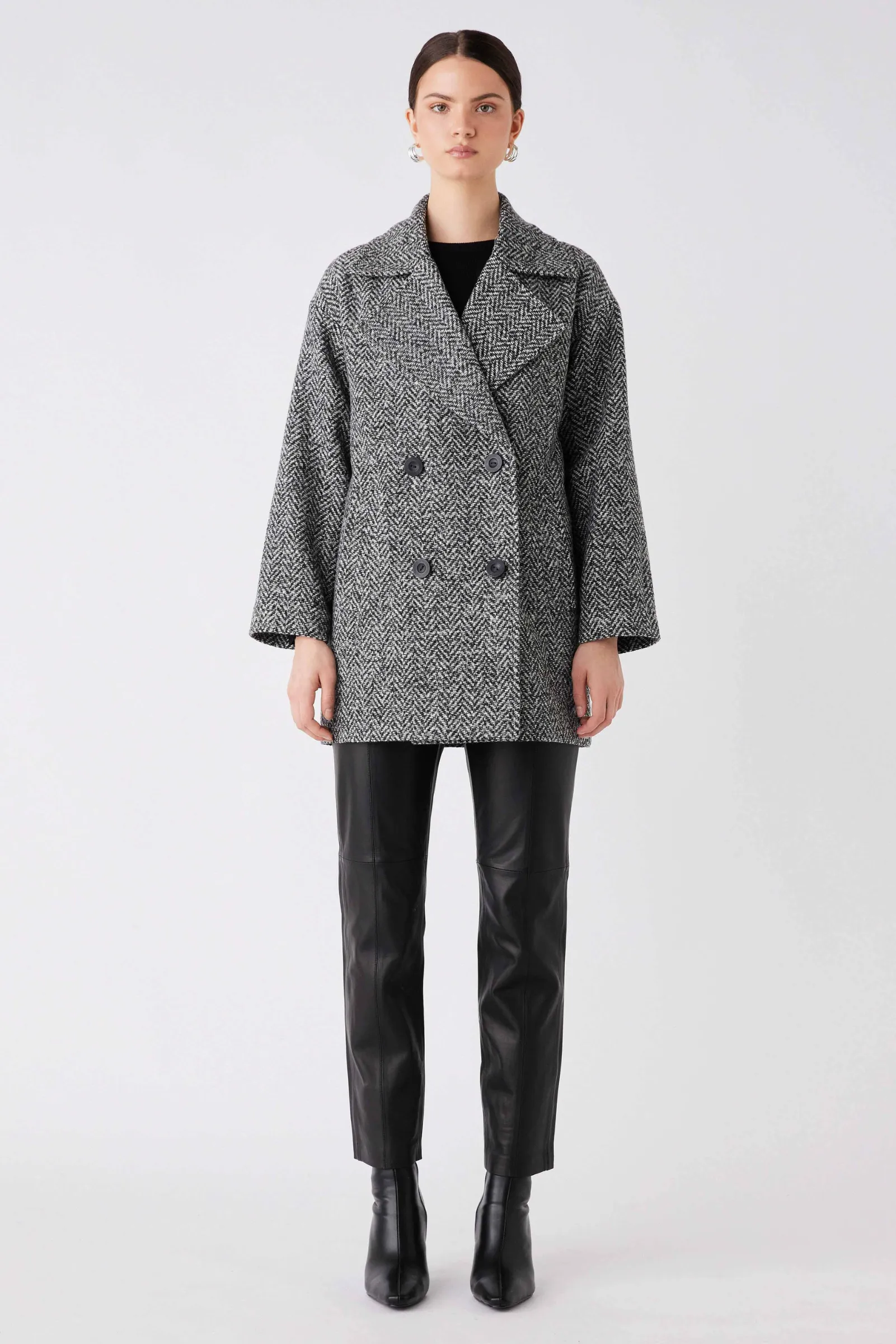 Ace Blazer Coat - Herringbone