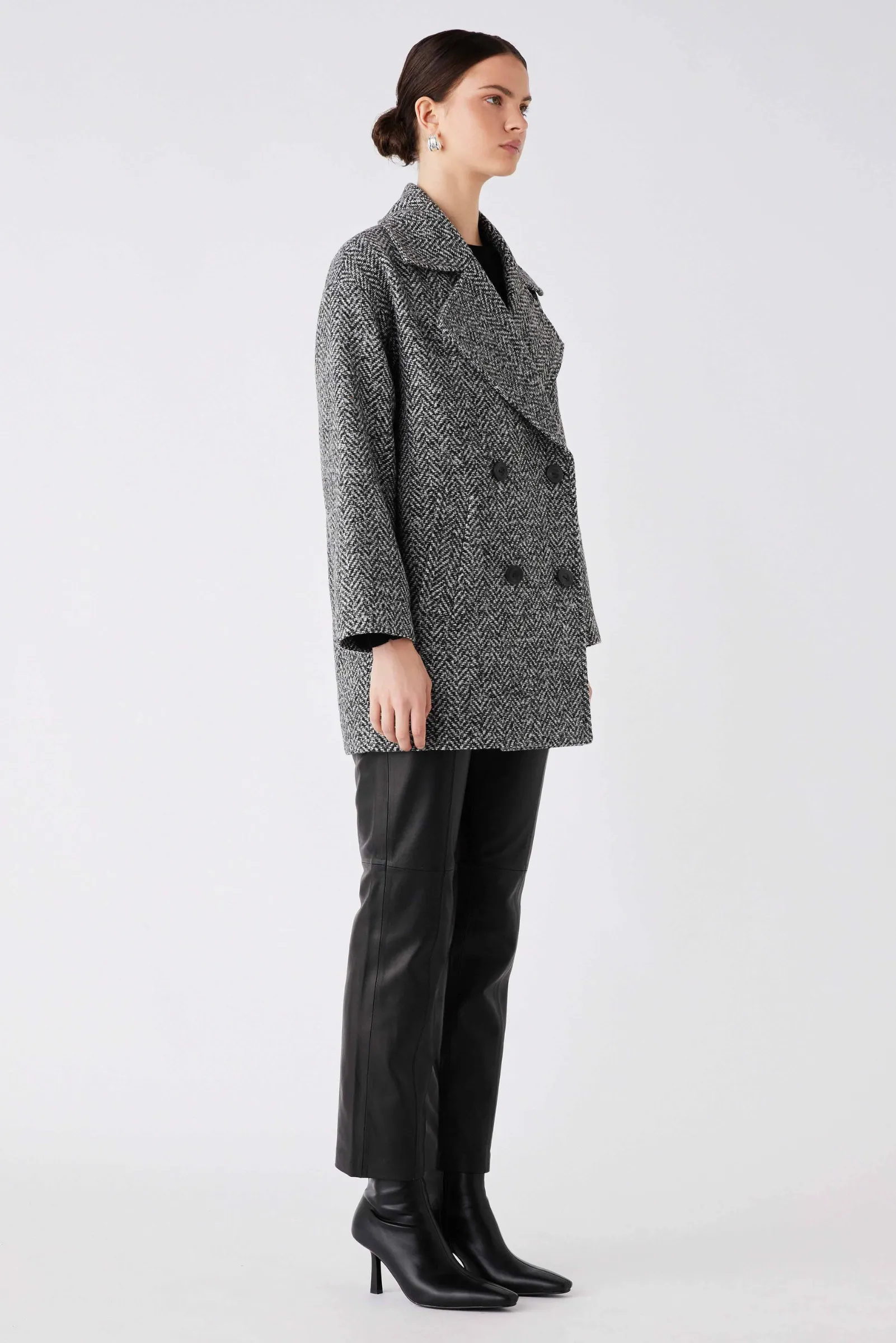 Ace Blazer Coat - Herringbone