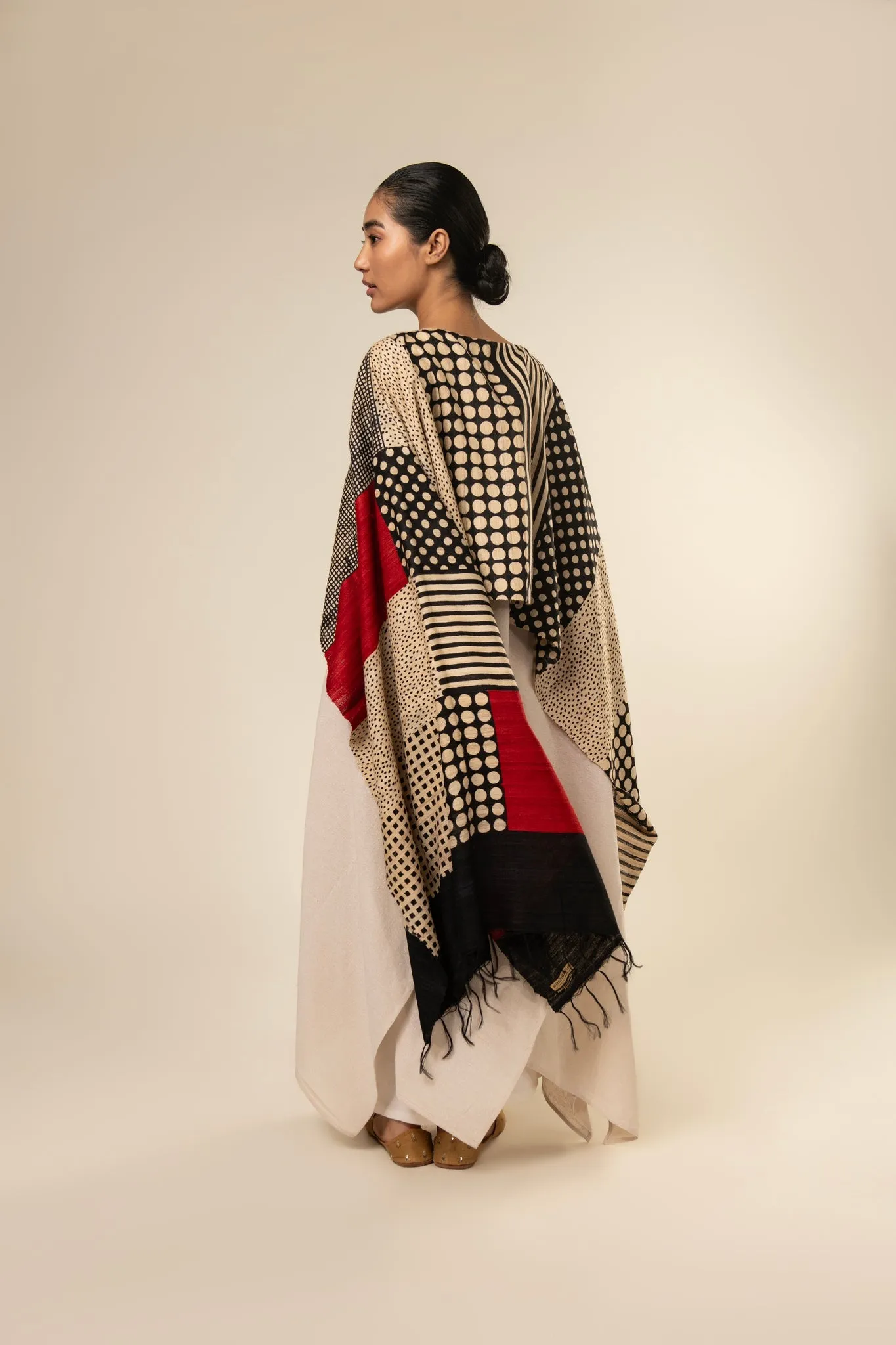 Amalgamation Tussar Peace Silk 3 in 1 Cape