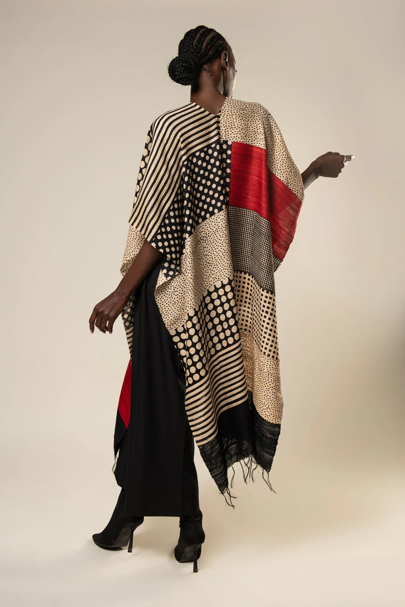 Amalgamation Tussar Peace Silk 3 in 1 Cape