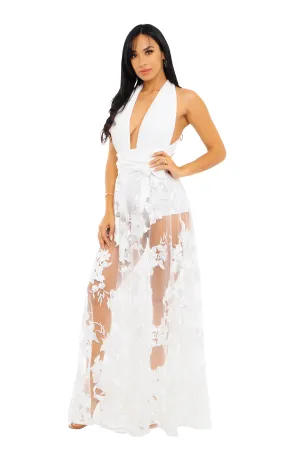 Ameilia Halter Maxi Dress