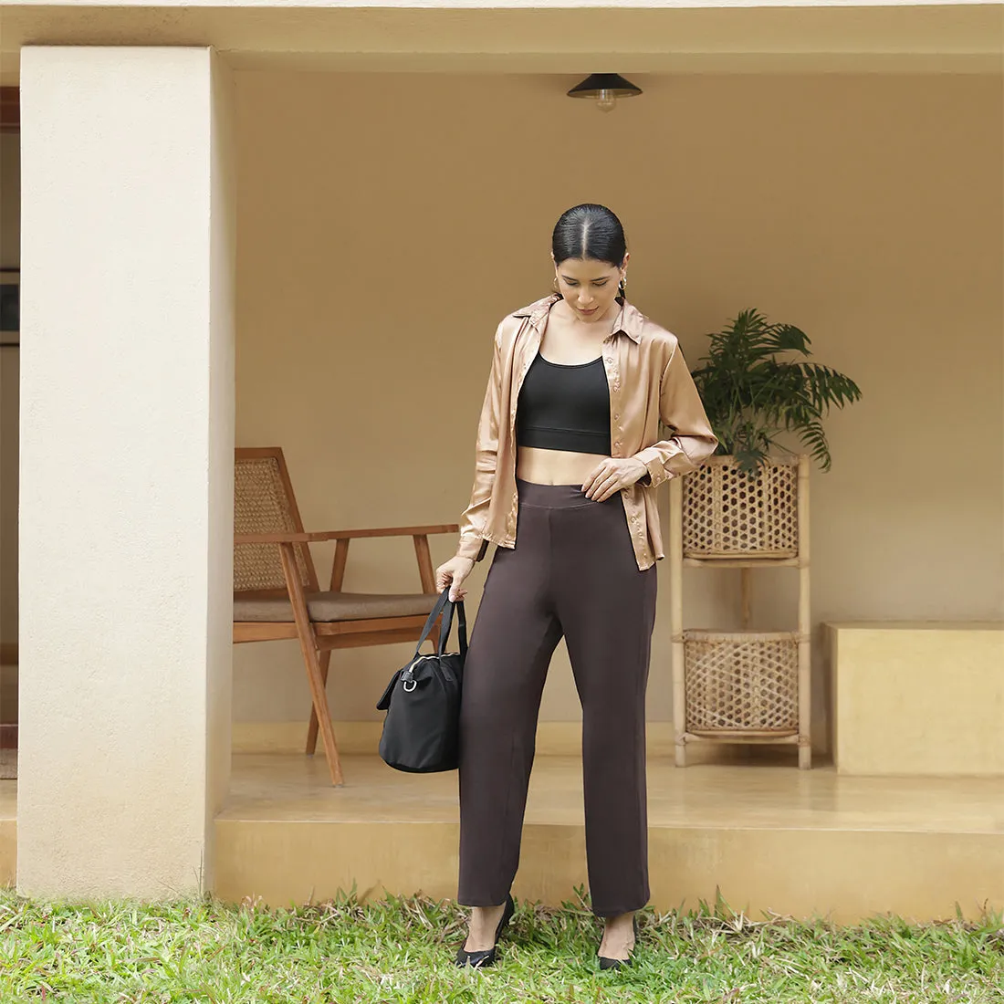 AM:PM Cotton Wide Legged Pants Tall