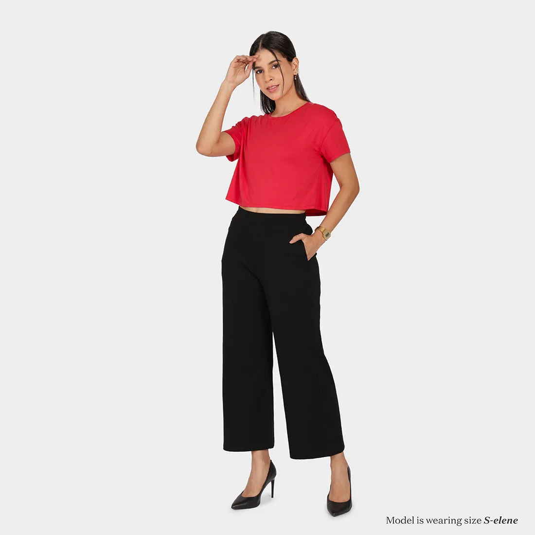 AM:PM Cotton Wide Legged Pants Tall