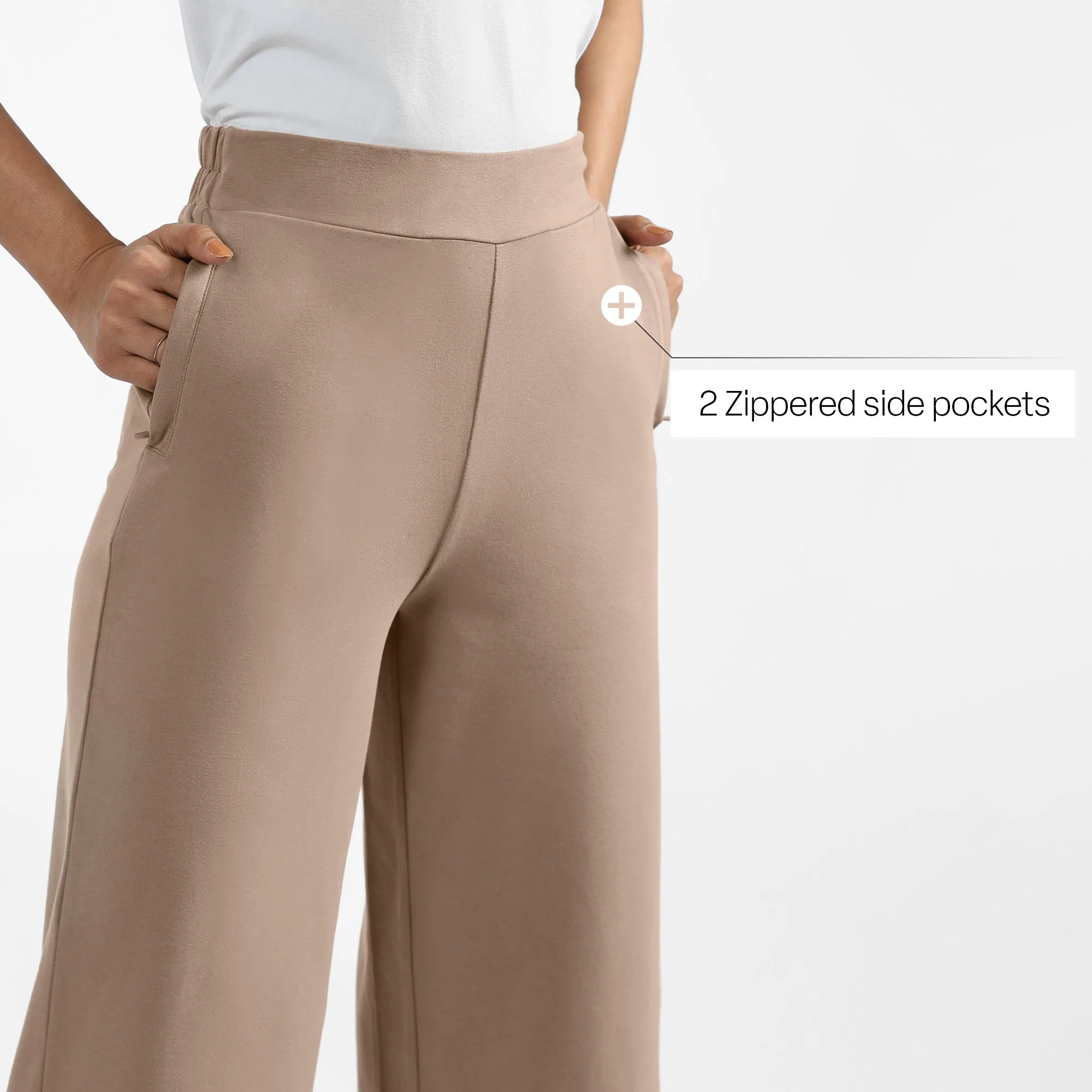 AM:PM Cotton Wide Legged Pants Tall