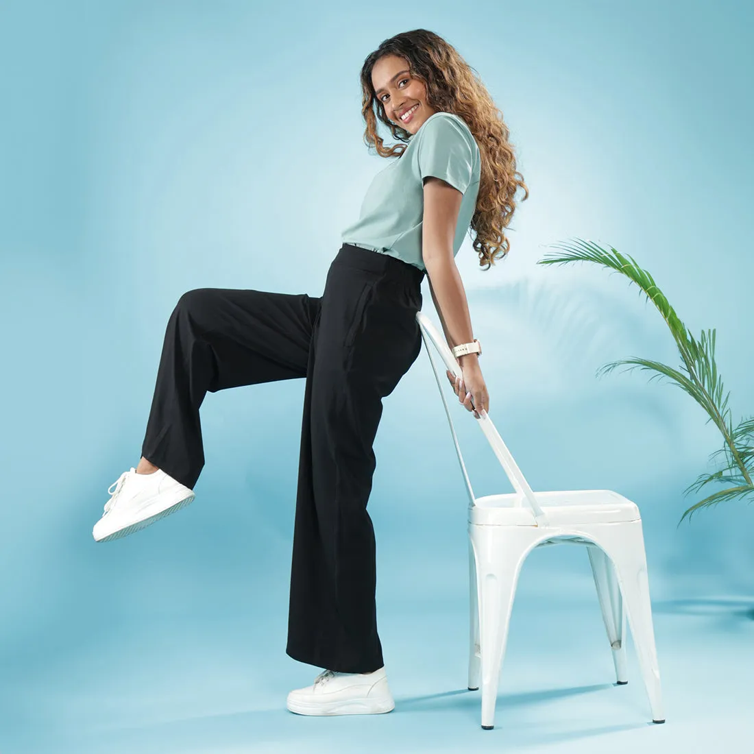AM:PM Cotton Wide Legged Pants Tall