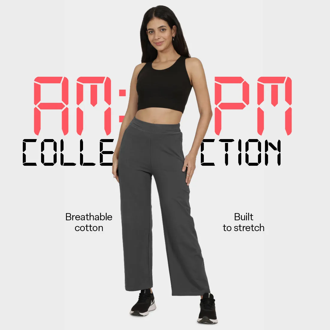 AM:PM Cotton Wide Legged Pants Tall