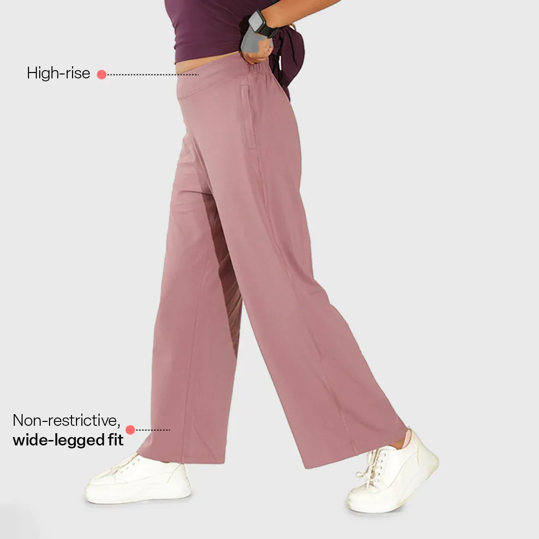 AM:PM Cotton Wide Legged Pants Tall
