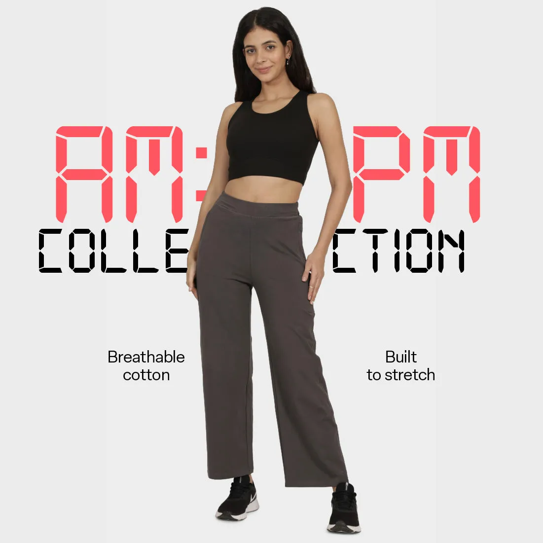 AM:PM Cotton Wide Legged Pants Tall