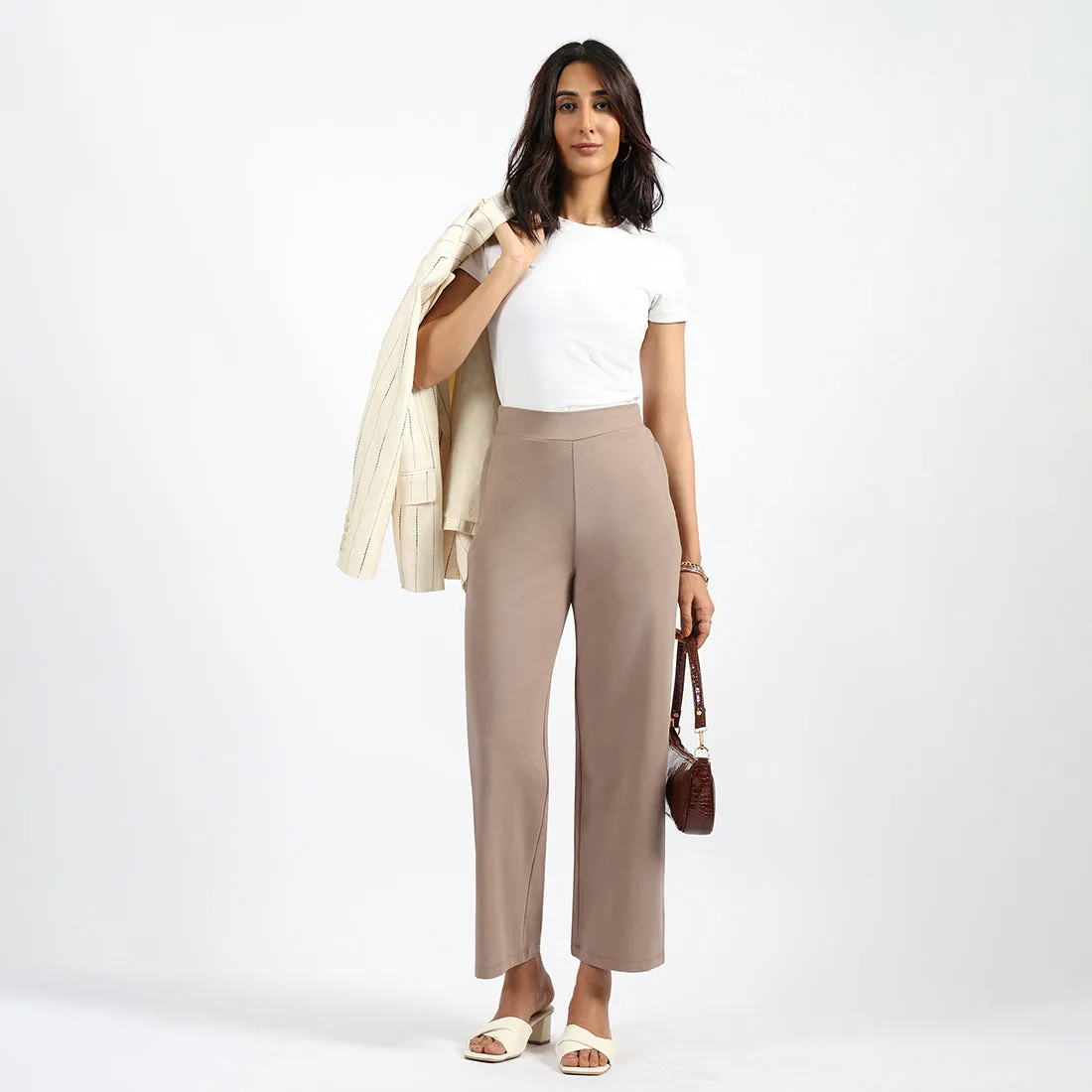 AM:PM Cotton Wide Legged Pants Tall