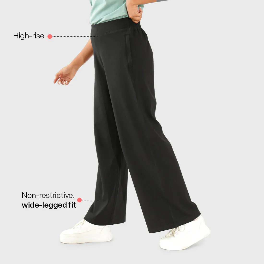 AM:PM Cotton Wide Legged Pants Tall