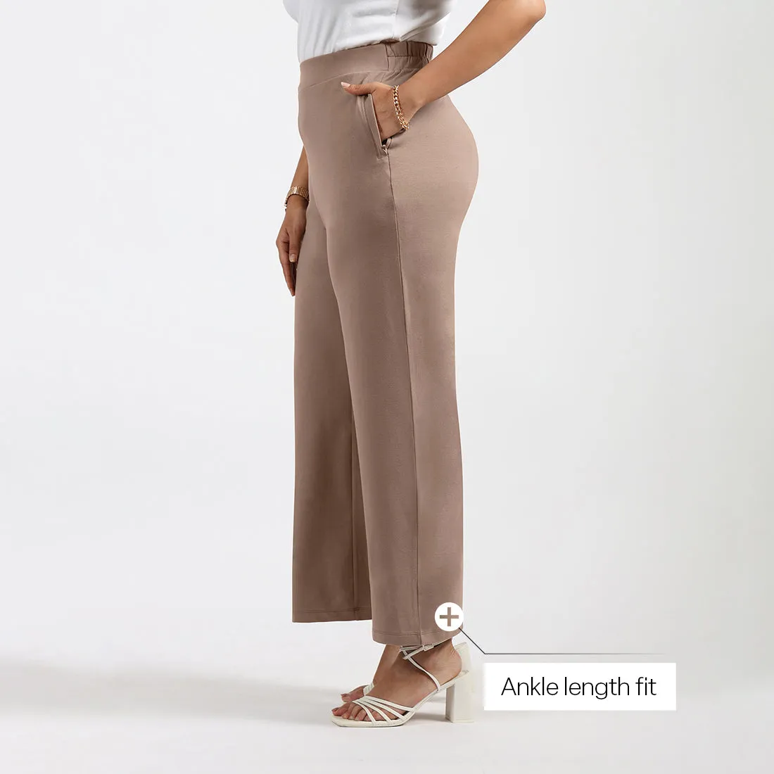 AM:PM Cotton Wide Legged Pants Tall