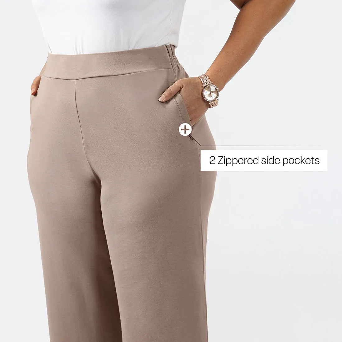 AM:PM Cotton Wide Legged Pants Tall