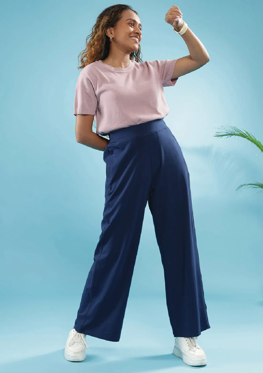 AM:PM Cotton Wide Legged Pants Tall