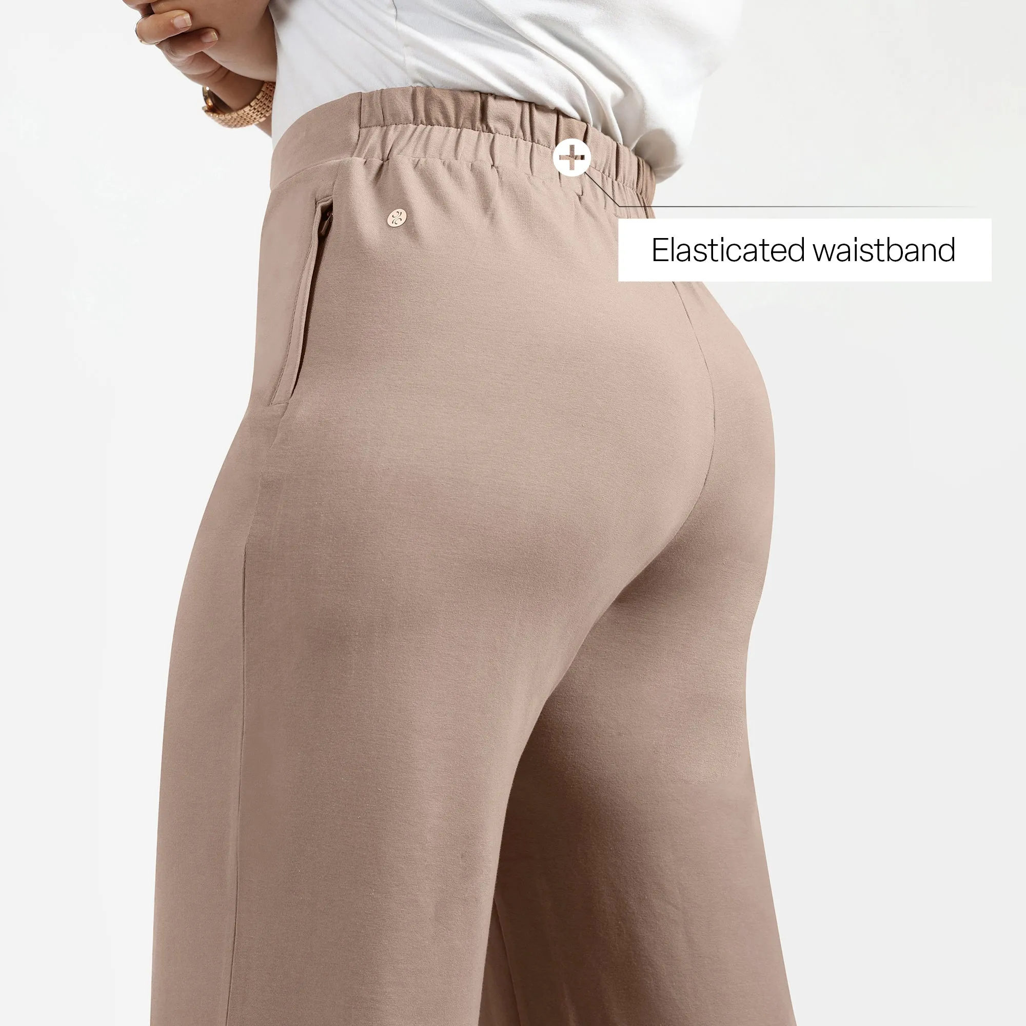 AM:PM Cotton Wide Legged Pants Tall
