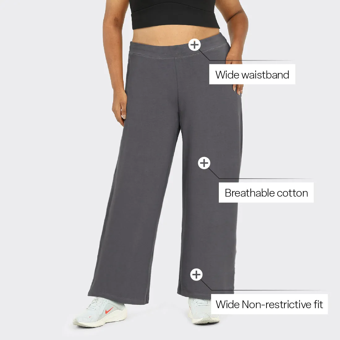 AM:PM Cotton Wide Legged Pants Tall