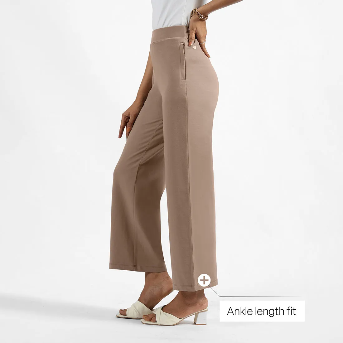 AM:PM Cotton Wide Legged Pants Tall