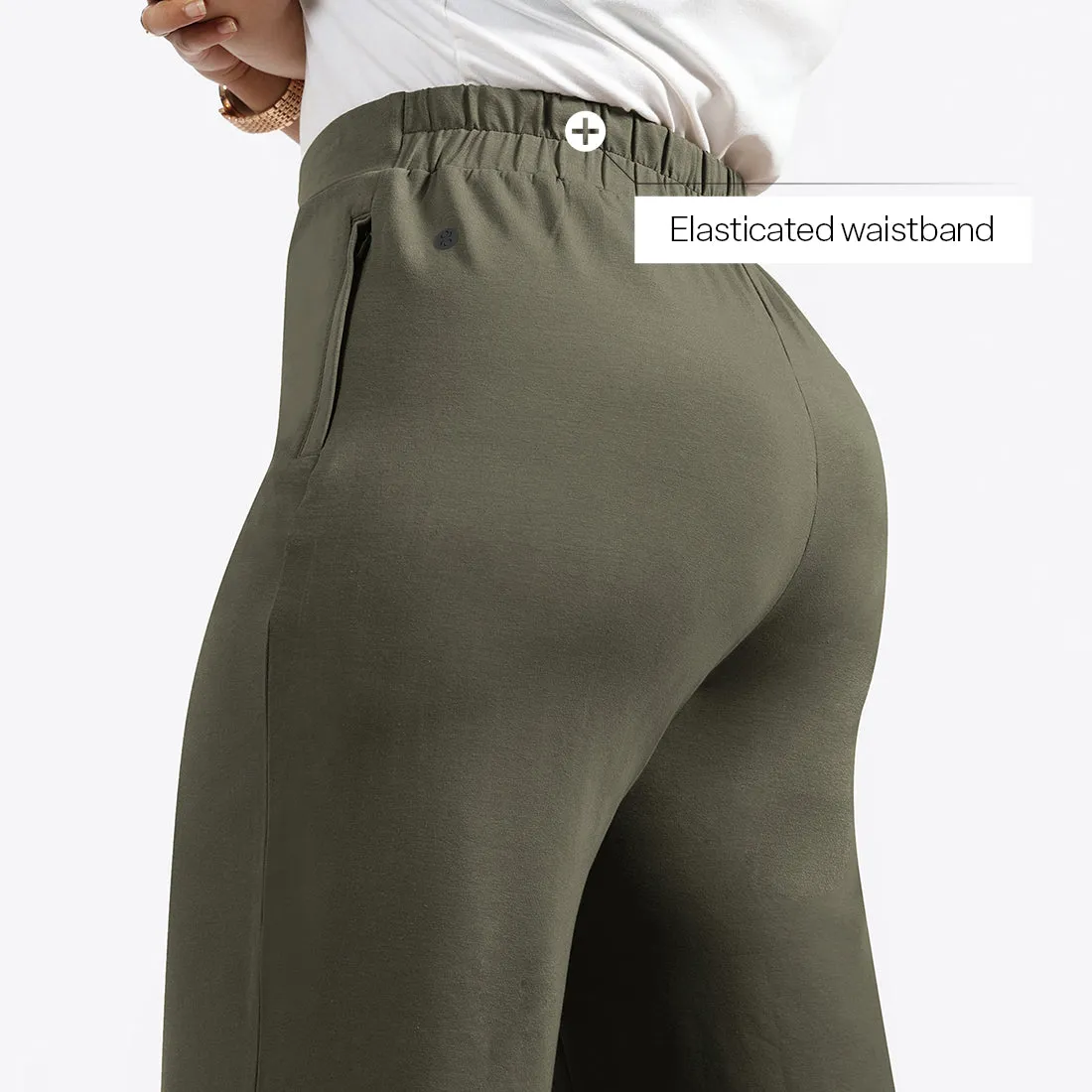 AM:PM Cotton Wide Legged Pants Tall