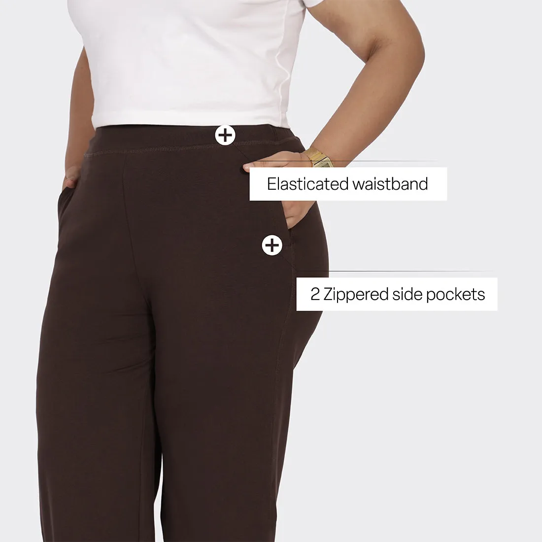 AM:PM Cotton Wide Legged Pants Tall