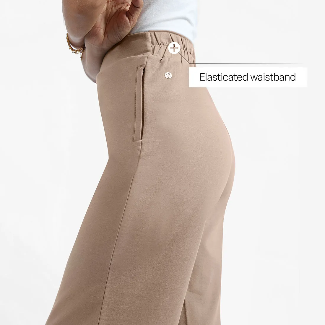 AM:PM Cotton Wide Legged Pants Tall