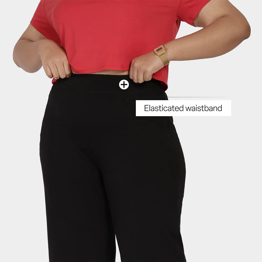 AM:PM Cotton Wide Legged Pants Tall