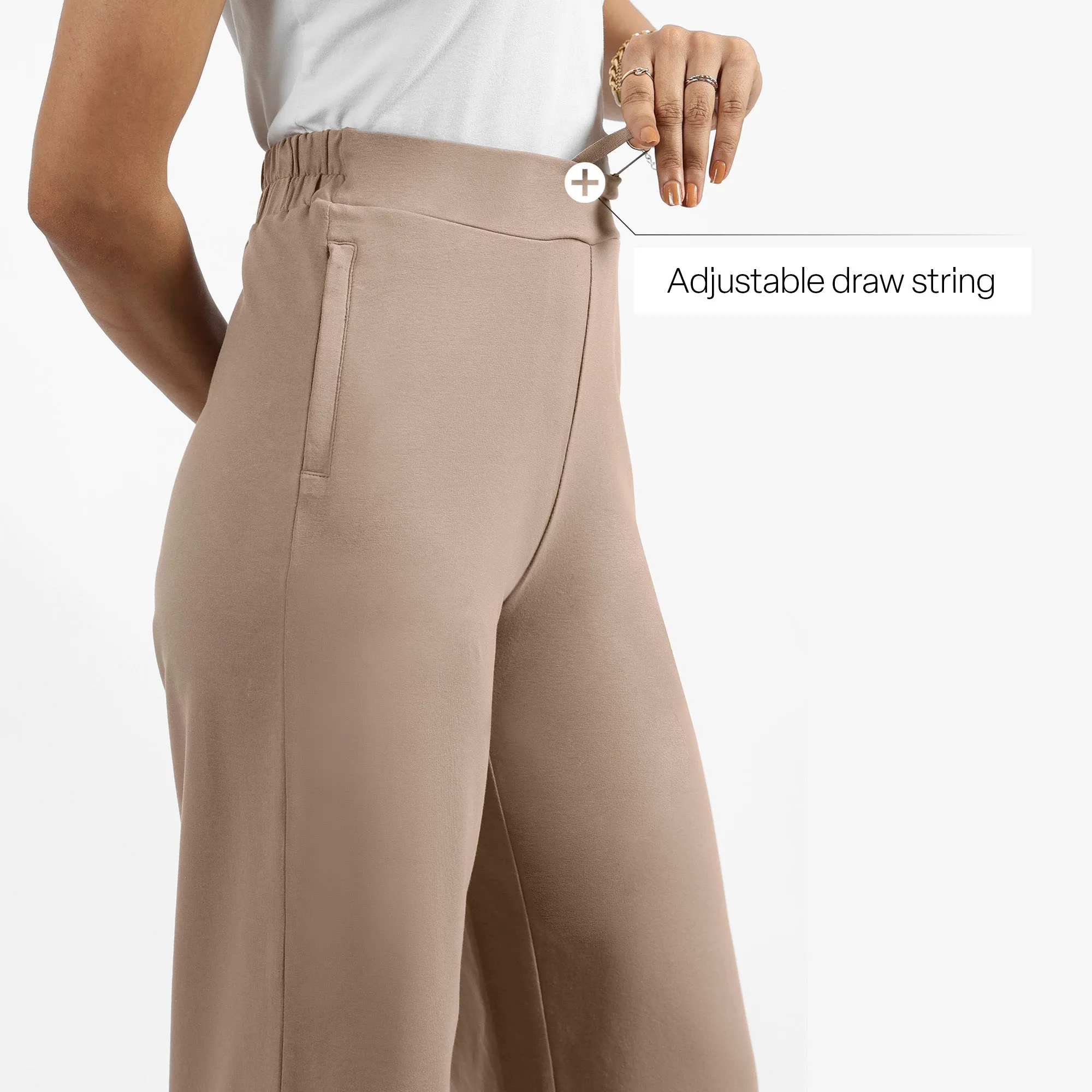AM:PM Cotton Wide Legged Pants Tall