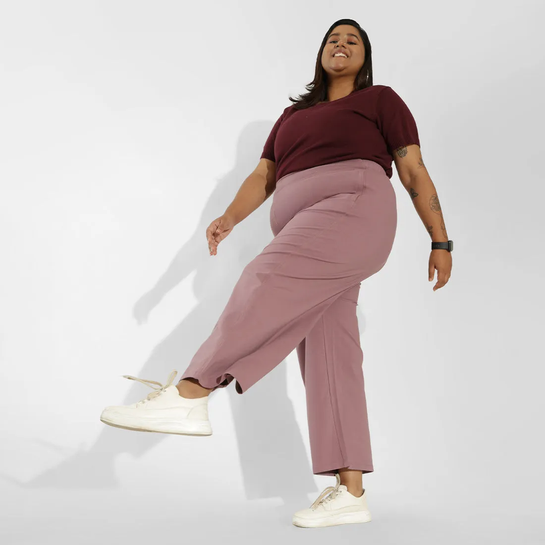 AM:PM Cotton Wide Legged Pants Tall