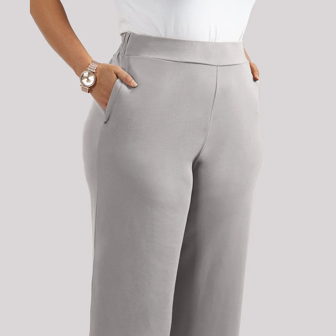AM:PM Cotton Wide Legged Pants Tall