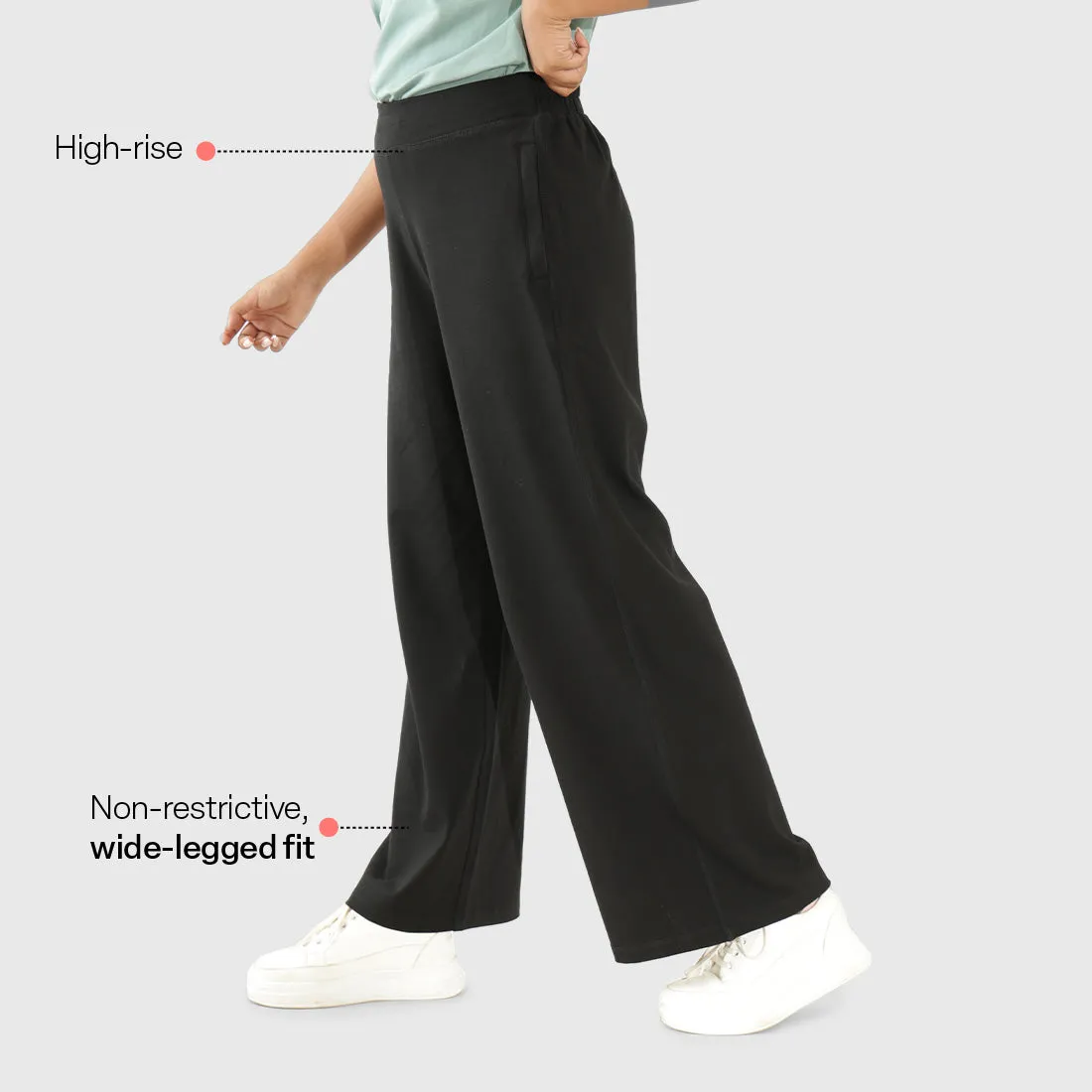 AM:PM Cotton Wide Legged Pants Tall