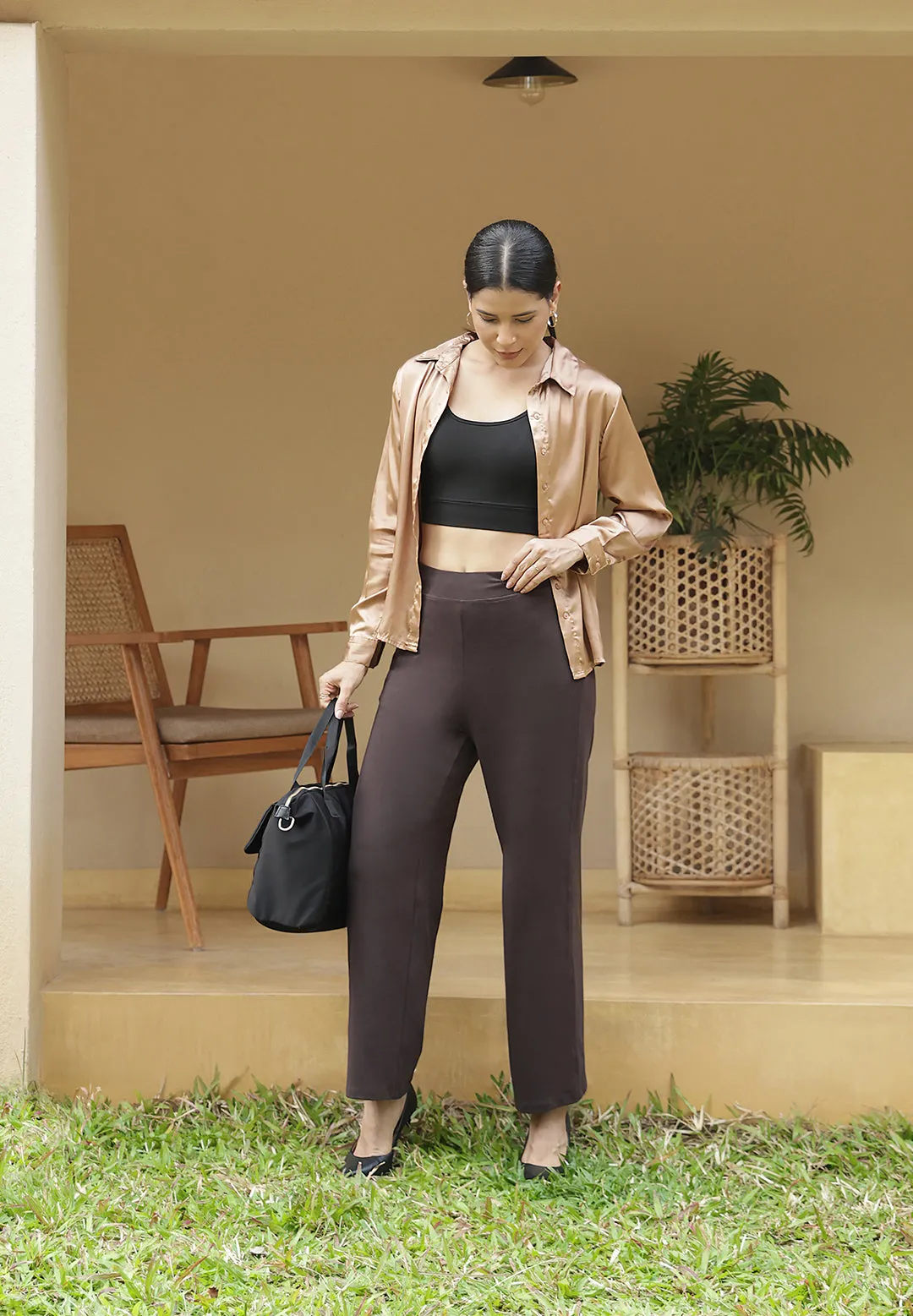AM:PM Cotton Wide Legged Pants Tall