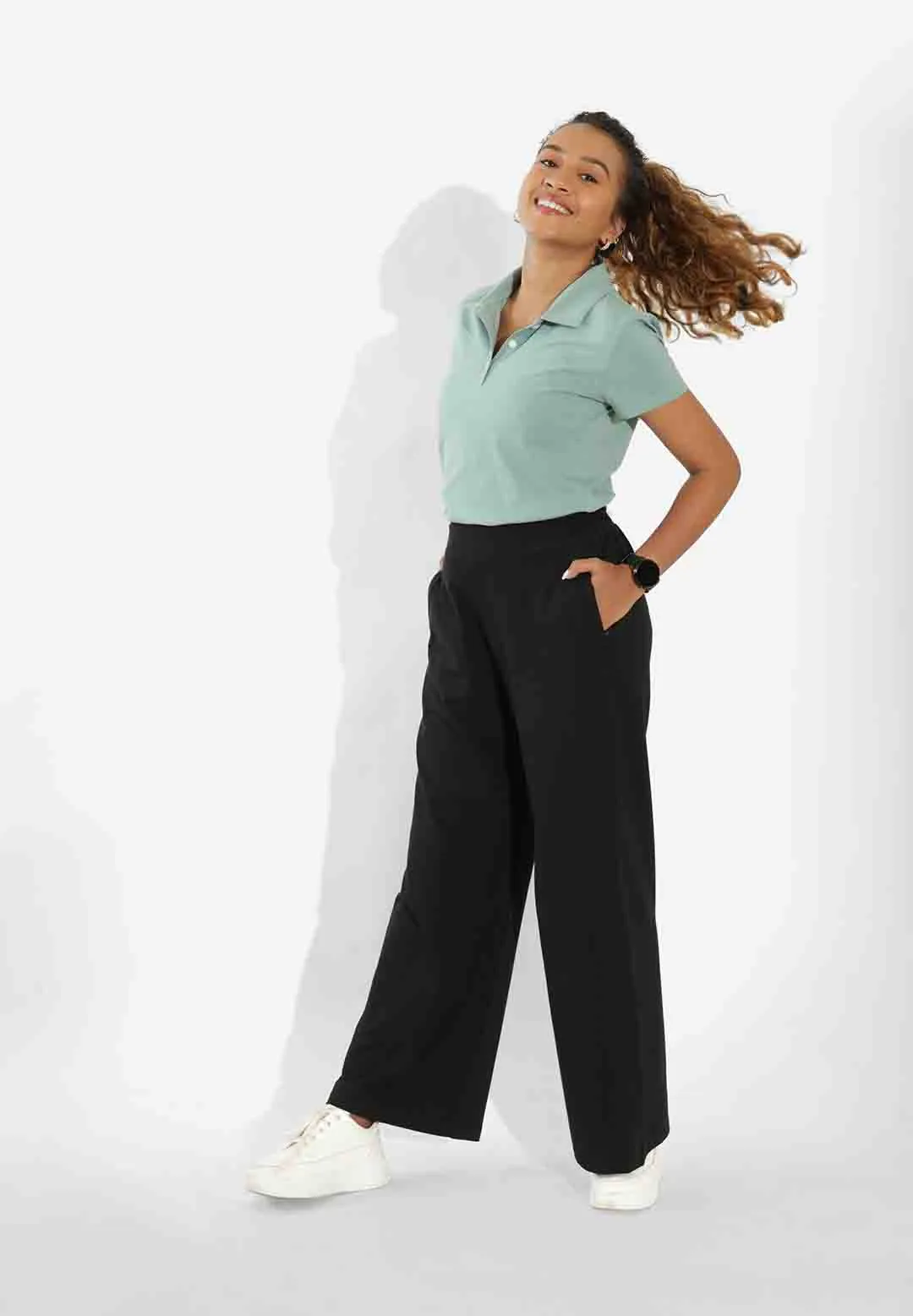 AM:PM Cotton Wide Legged Pants Tall