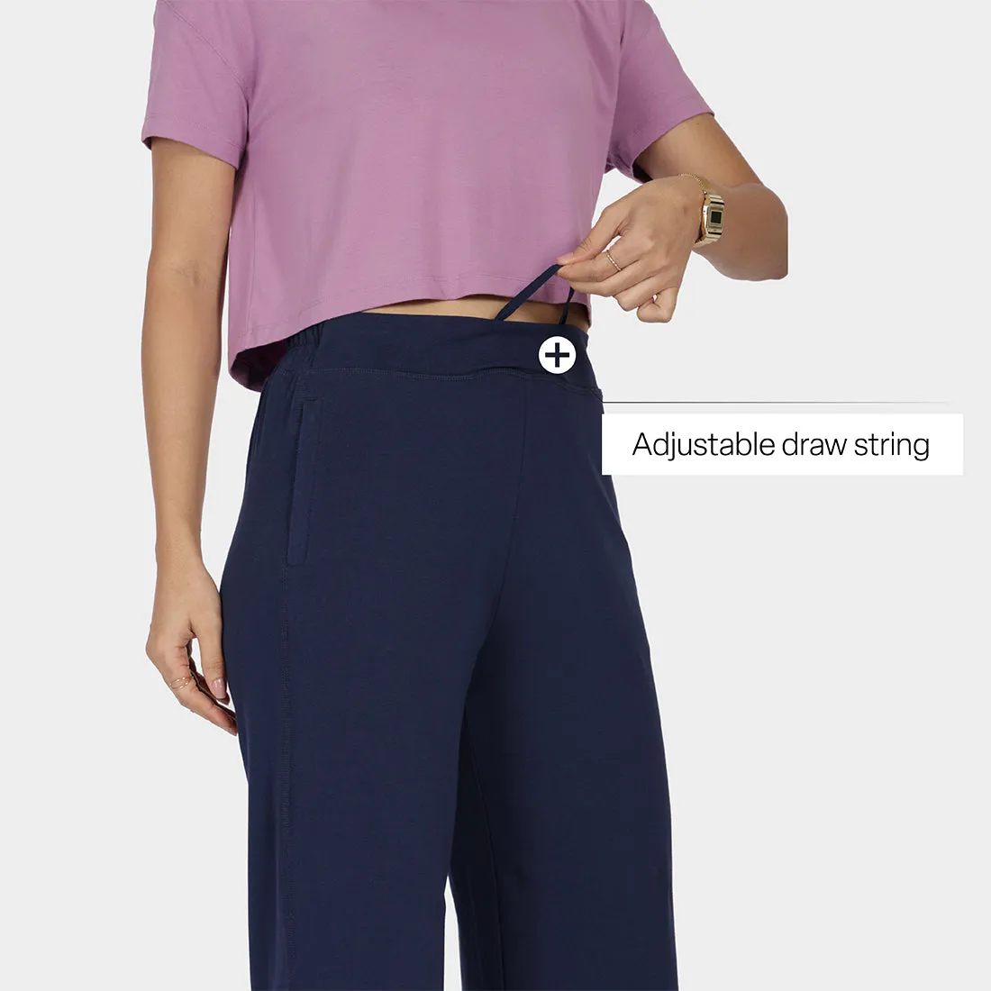 AM:PM Cotton Wide Legged Pants Tall