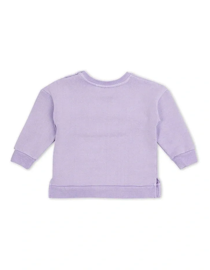 ANIMAL CRACKERS RAFFAEL CREW PURPLE