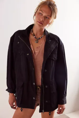 Arya Utility Jacket - Black