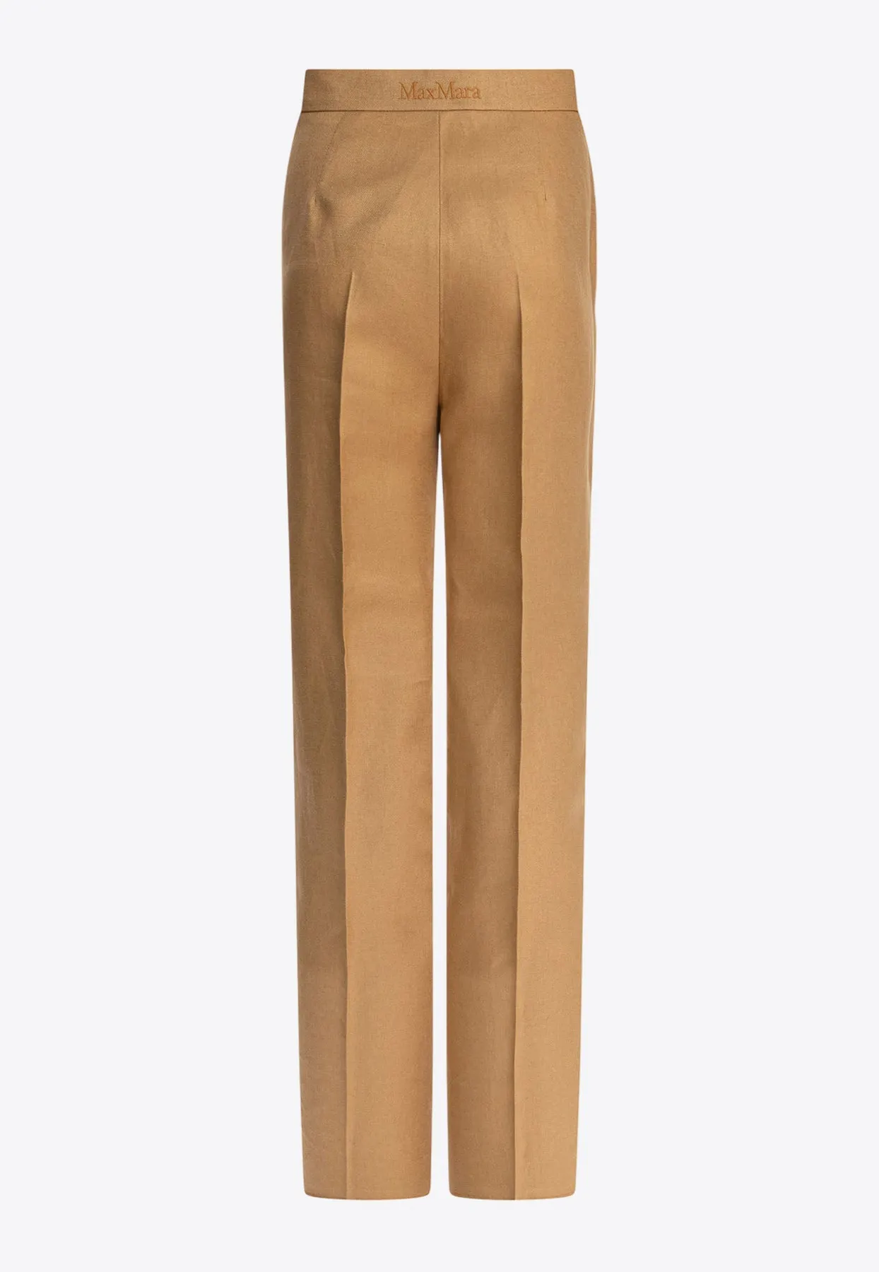 Aversa Straight-Leg Linen Pants