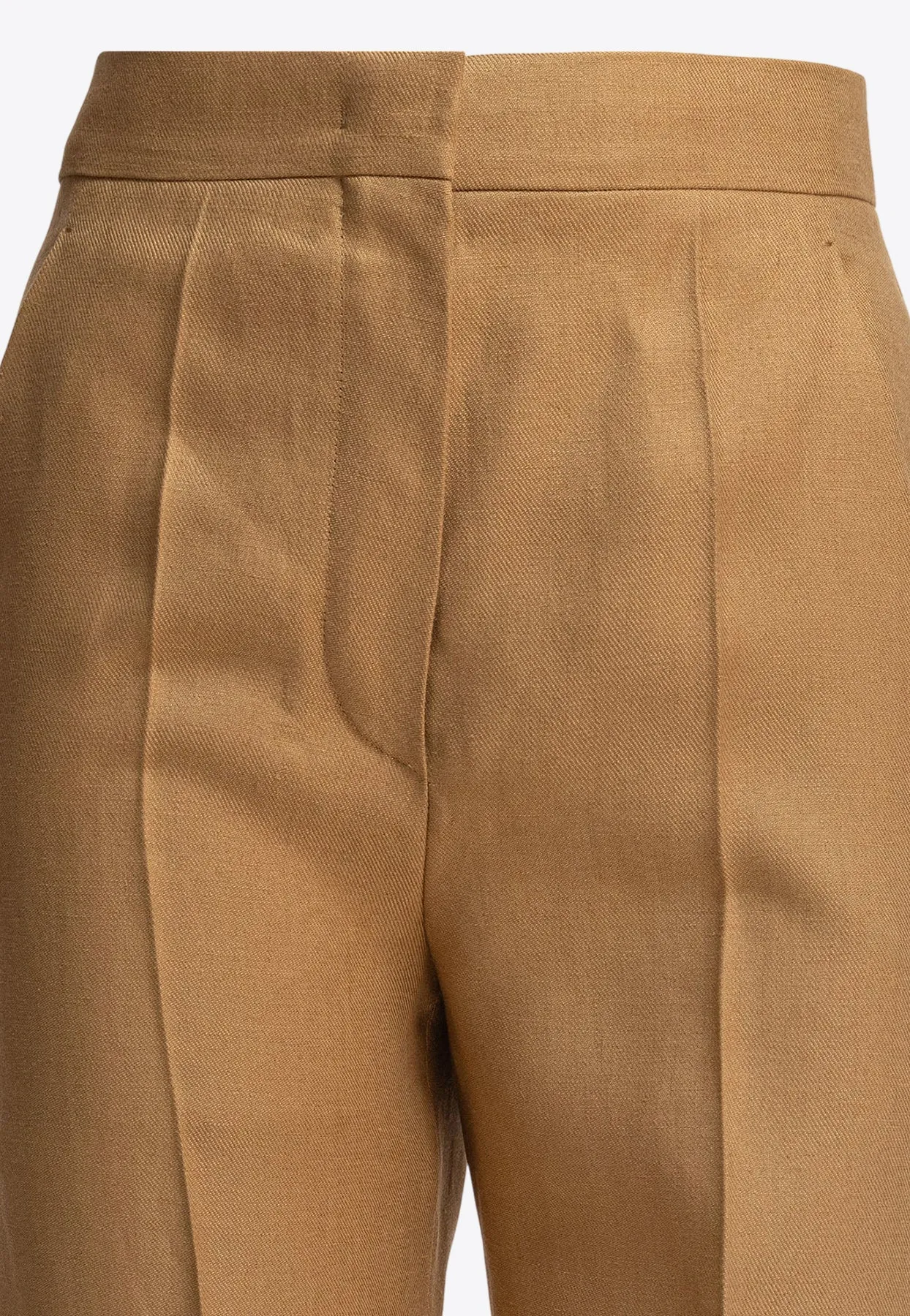Aversa Straight-Leg Linen Pants