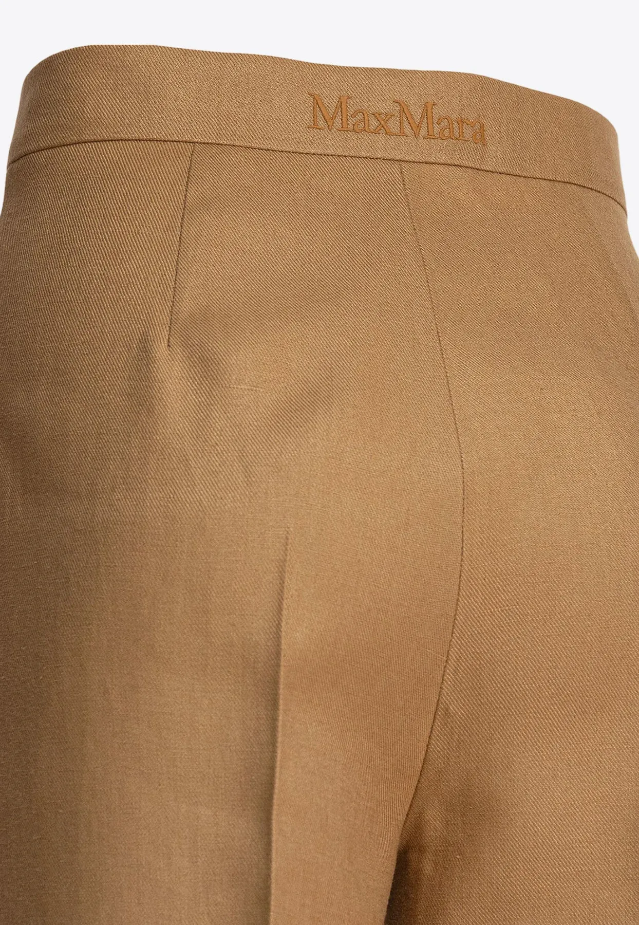 Aversa Straight-Leg Linen Pants