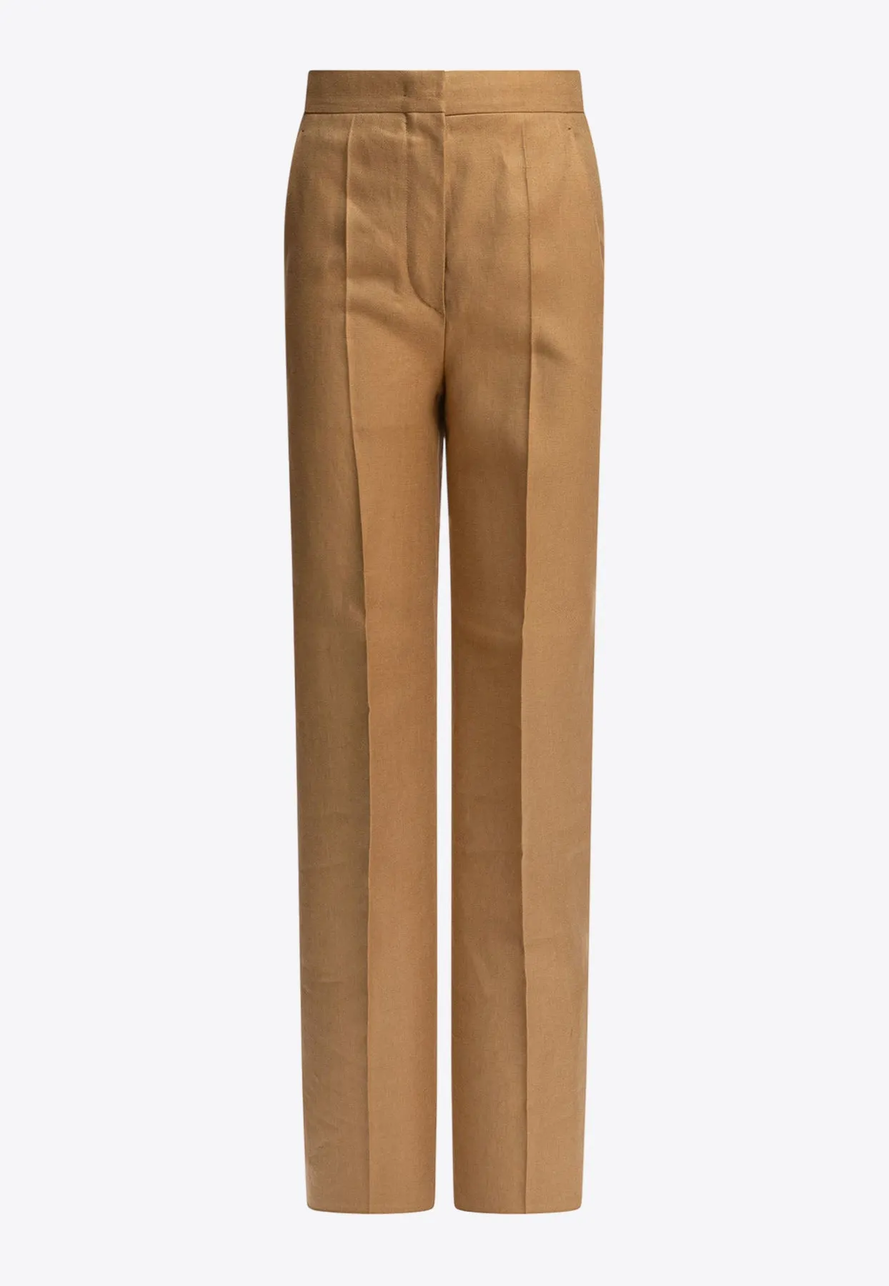 Aversa Straight-Leg Linen Pants