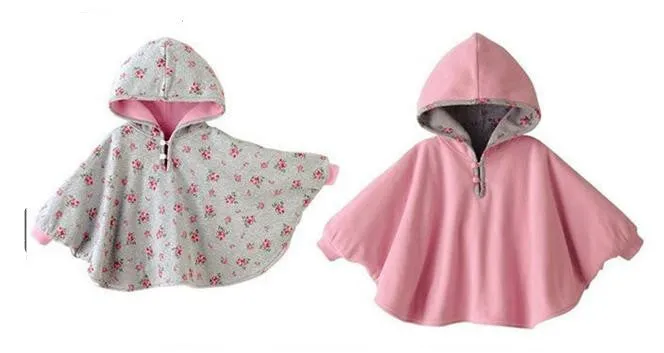 Baby Coats boys girl Smocks Outwear Fleece cloak Jumpers mantle Children's clothing Poncho Cape Christmas Clothing