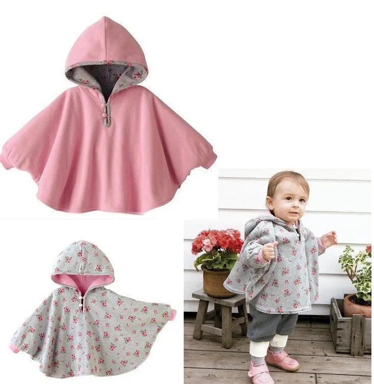 Baby Coats boys girl Smocks Outwear Fleece cloak Jumpers mantle Children's clothing Poncho Cape Christmas Clothing
