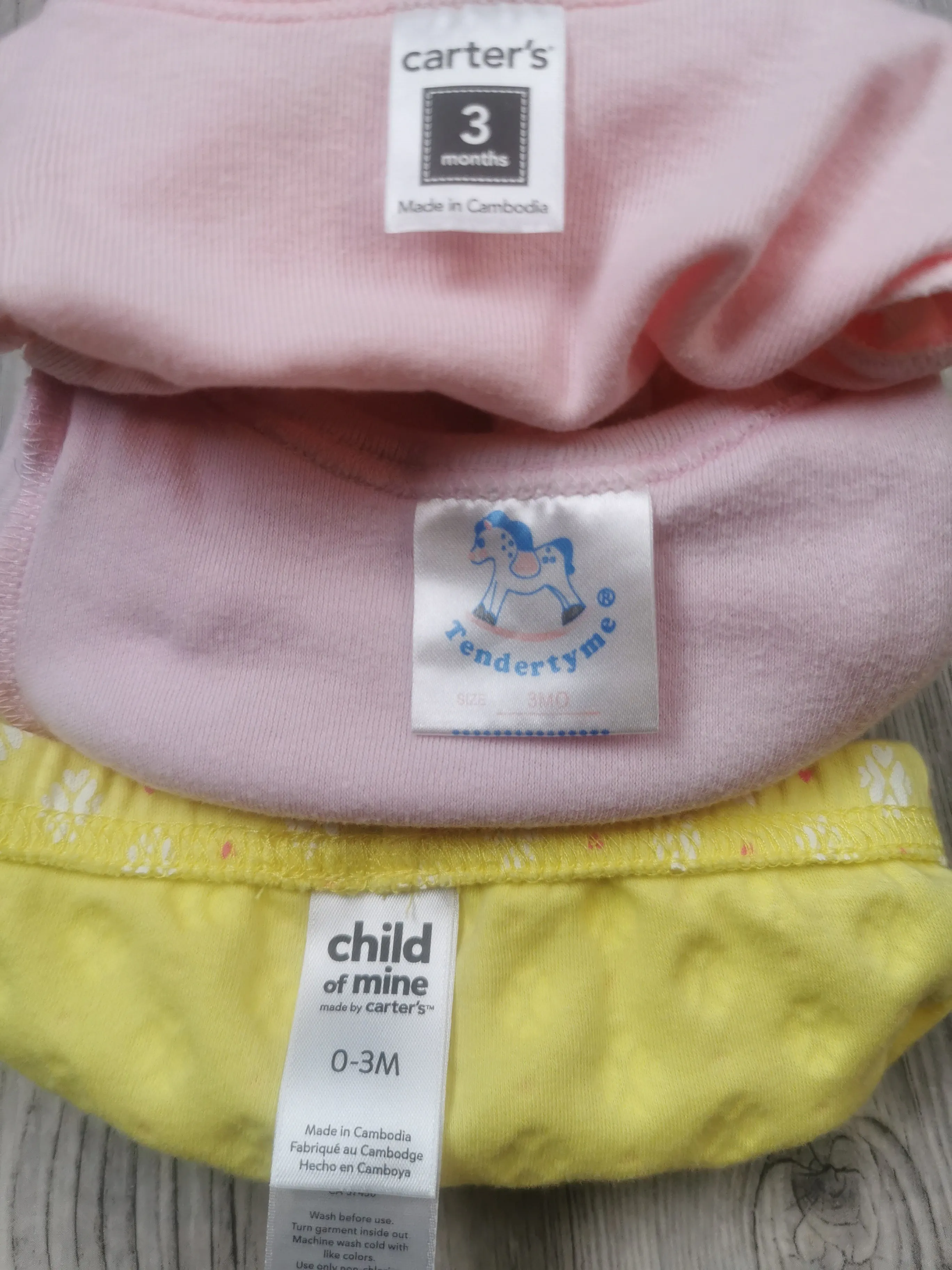 BABY GIRL SIZE 0/3 MONTHS - 3 Piece Mix N Match Outfit EUC B16