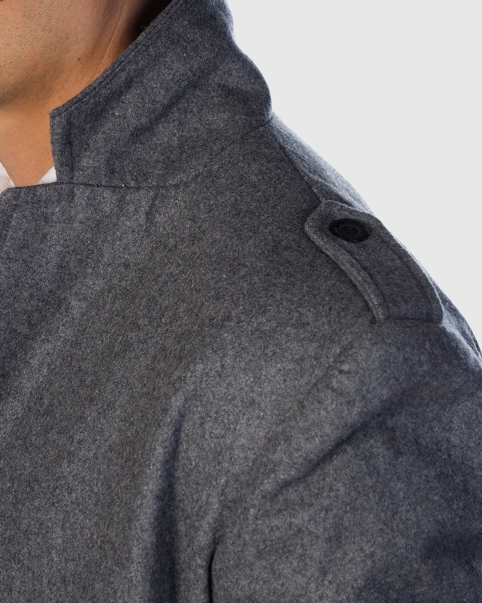 Beau Wool Coat - Charcoal