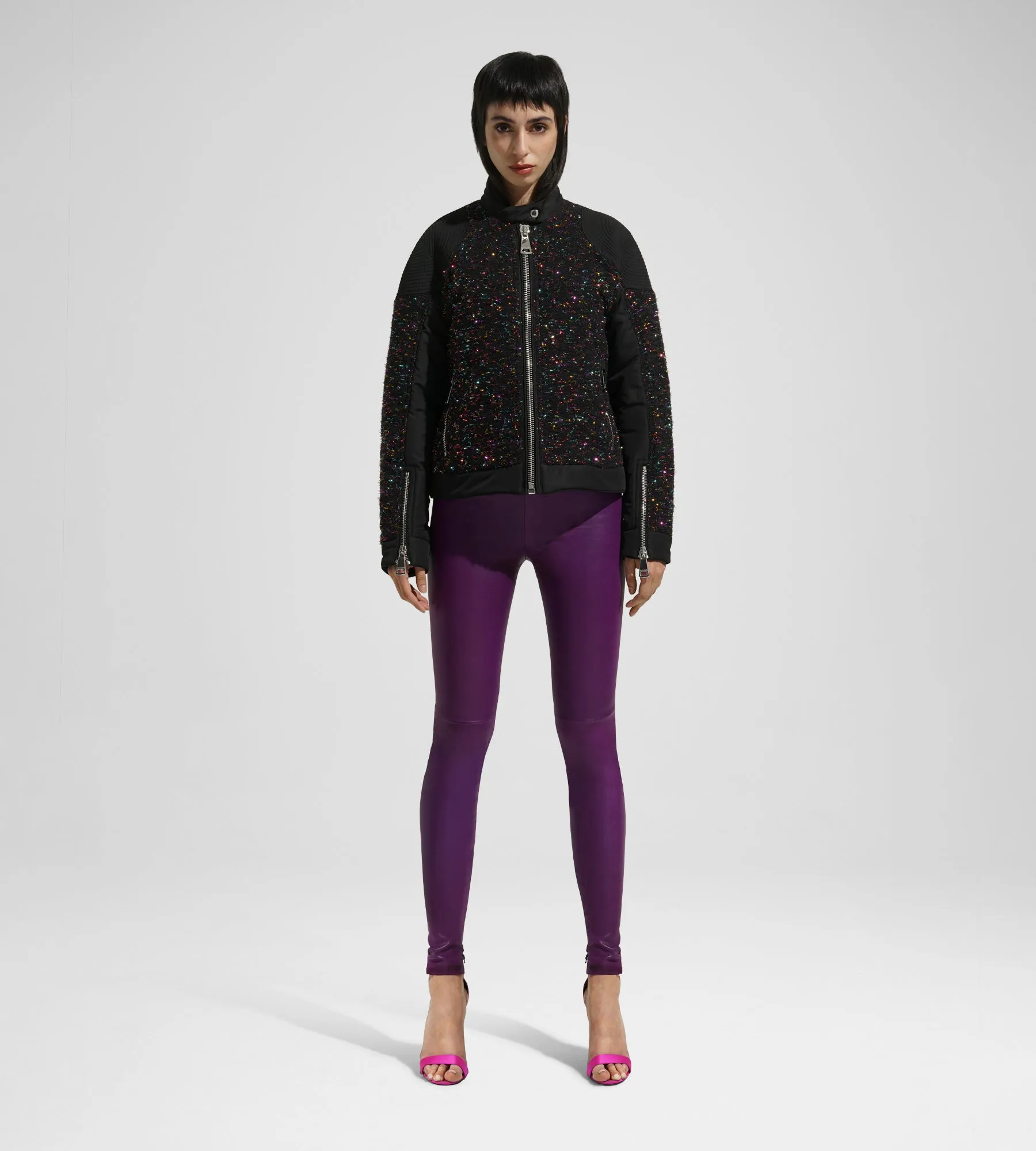 BIKER LIGHT PADDED TWEED