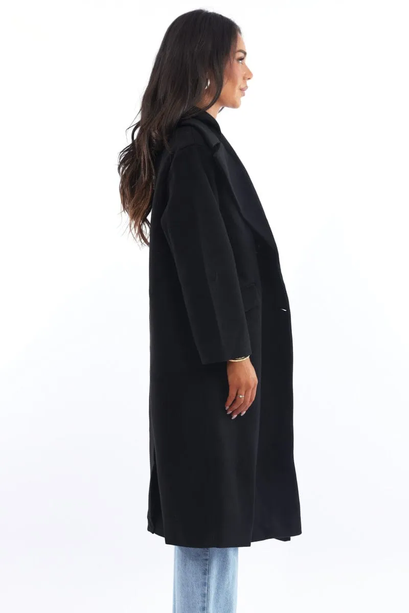 Black Coat Jersey Hood Insert