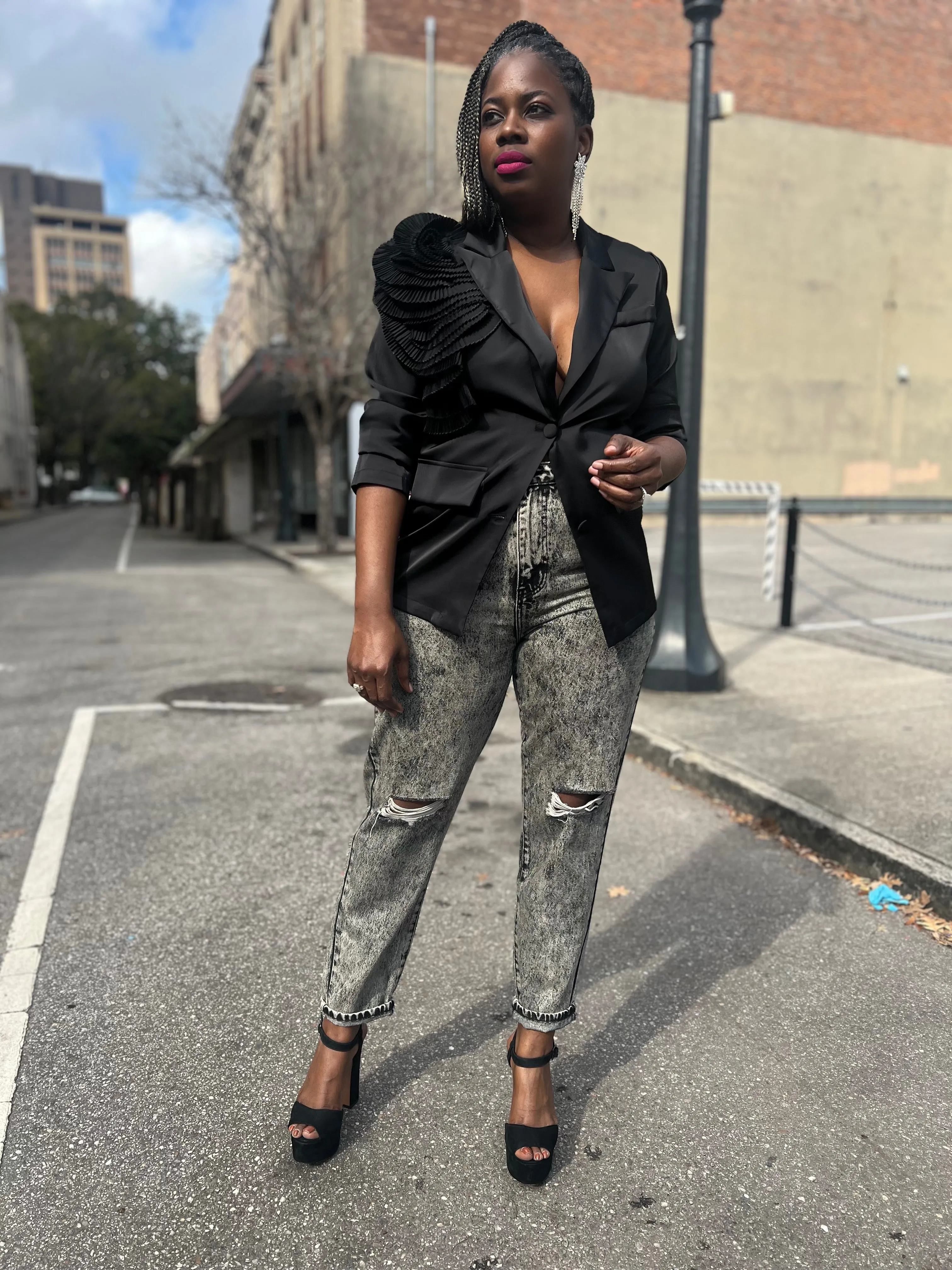 “Black Radiance” Blazer