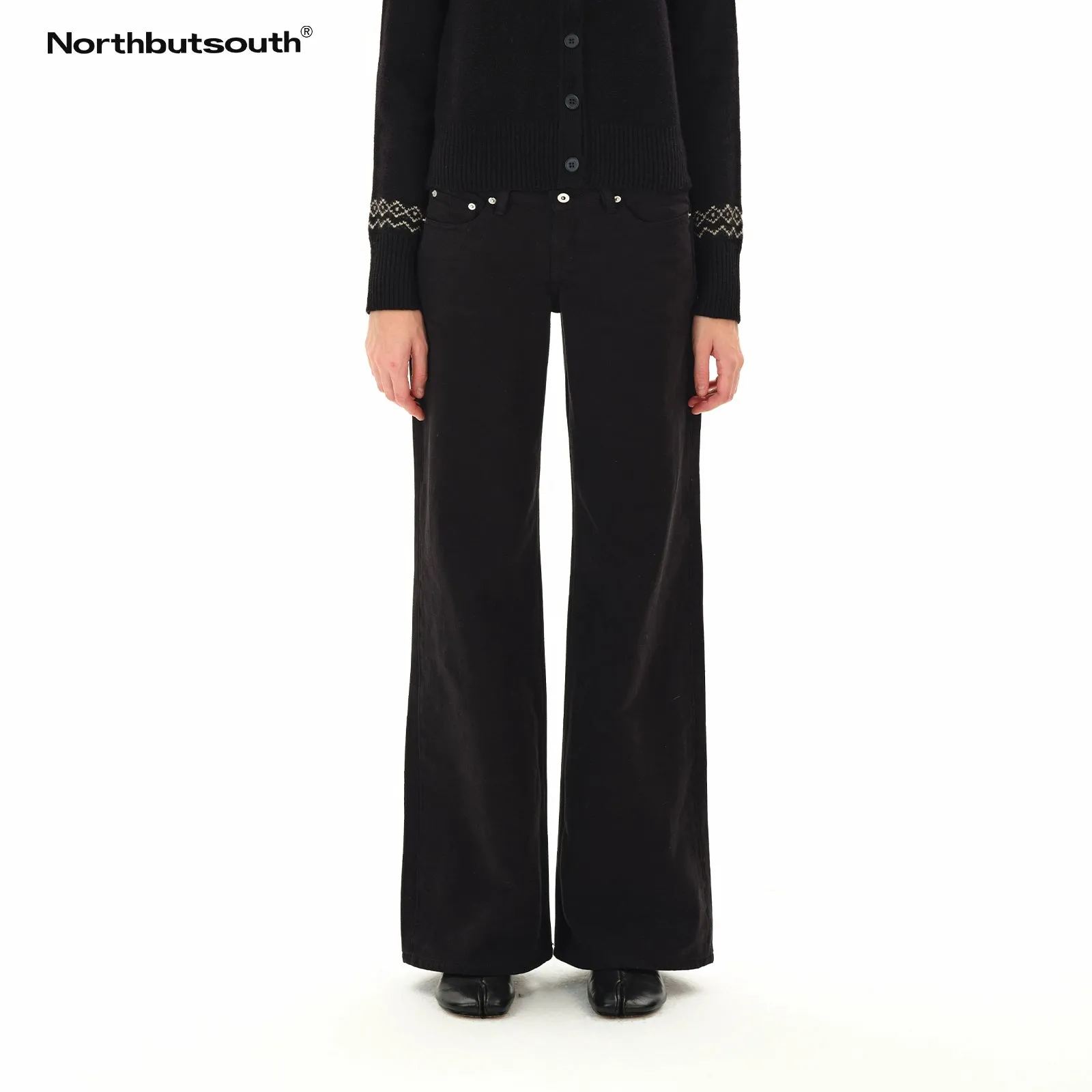 Black Wide-Leg Pants